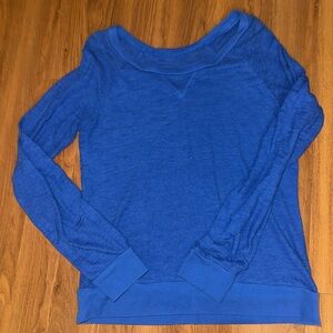 No Boundaries Vibrant Blue Knit Top